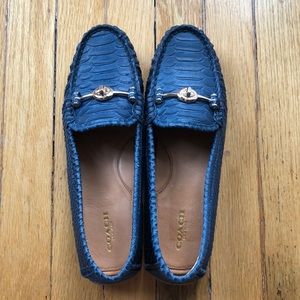 New Coach Arlene Turnlock Loafers